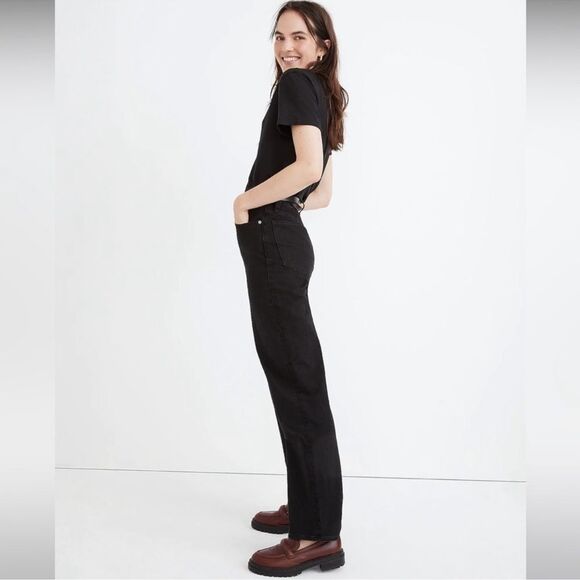 Madewell NWT The Petite Perfect Vintage Wide-Leg Jeans Size 32P in Belmere Wash - Picture 3 of 9